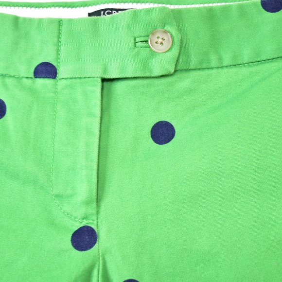 J Crew Factory Stretch City Fit Chino Shorts Size 0 Red Green Clothes Lot Preppy - Picture 10 of 13
